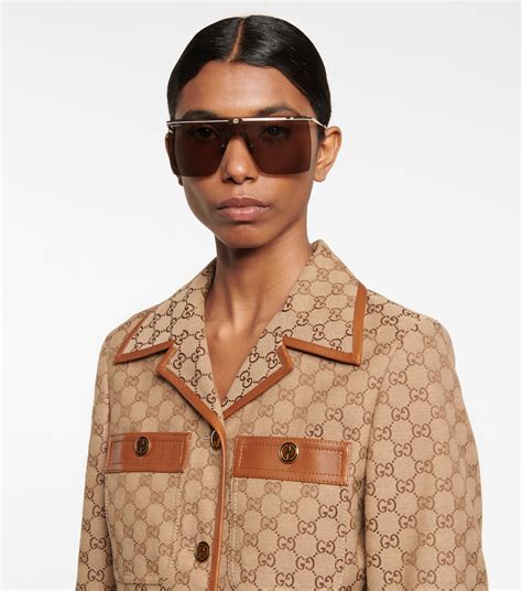 gucci square pilot sunglasses|Gucci gradient pilot sunglasses.